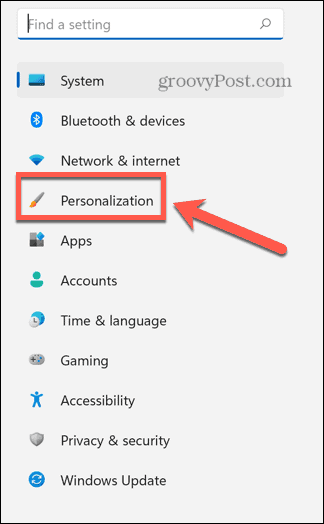 Windows-Personalisierungseinstellungen