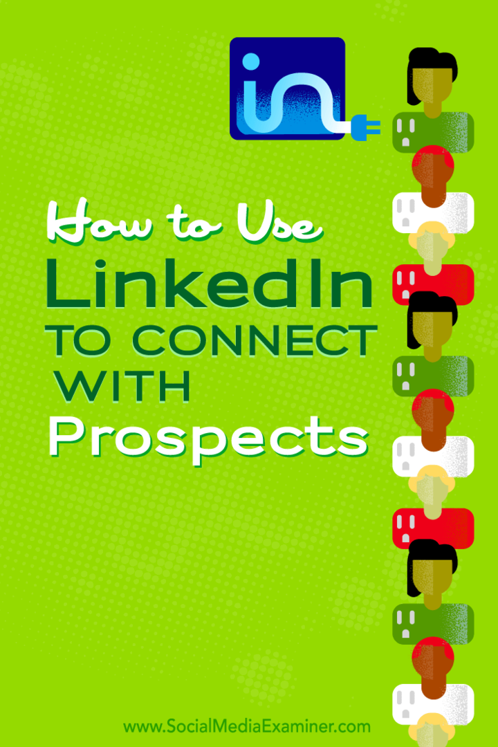 Verwenden Sie LinkedIn, um sich mit potenziellen Kunden zu verbinden