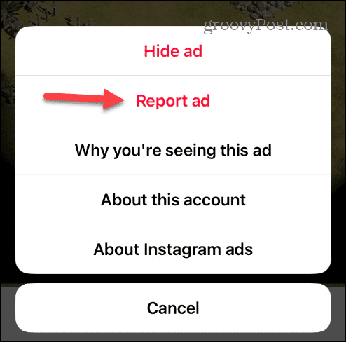 Schalten Sie gezielte Werbung auf Instagram aus