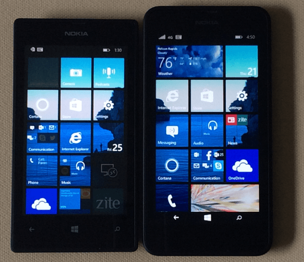 Nokia Lumia 520 und 635