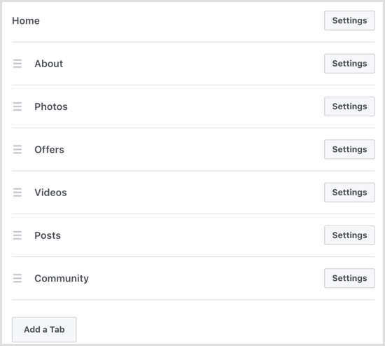 Facebook Registerkarte "Gruppen hinzufügen"