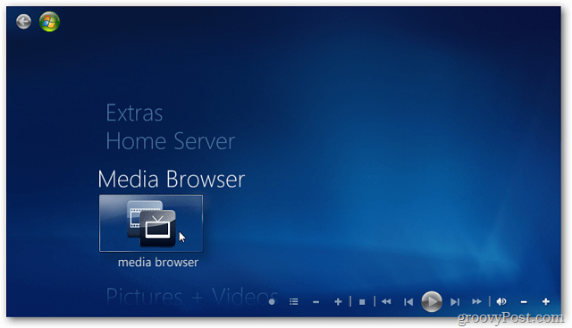 Sehen Sie sich Video-Podcasts in Windows 7 Media Center an