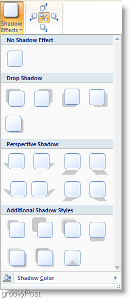 Microsoft Word 2007-Schatteneffekte