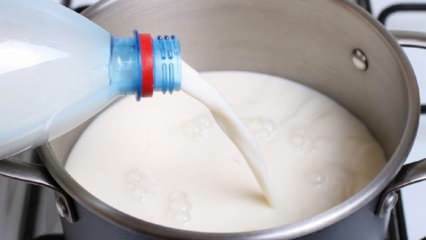 Was ist zu tun, um zu verhindern, dass der Topfboden beim Kochen der Milch kocht? Topfreinigung hält den Boden