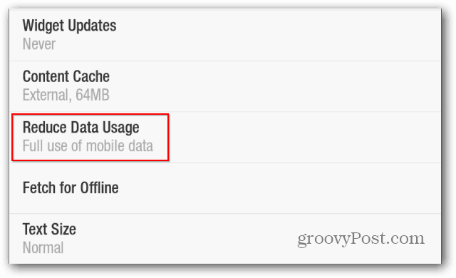 Flipboard reduziert die Nutzung mobiler Daten reduziert die Datennutzung