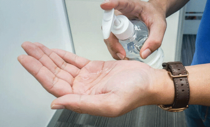 Verwendung von Händedesinfektionsmitteln
