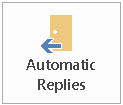 Schaltfläche für automatische Outlook-AntwortenOutlook-Schaltfläche für automatische Antworten