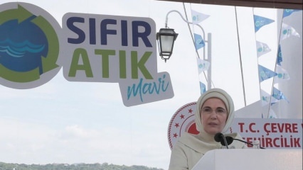 Erster Anruf von First Lady Erdoğan zur Unterstützung des Projekts 'Zero Waste Blue'