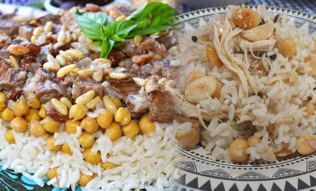 Wie macht man Divrigi-Pilaw? Sivas berühmtes divriği Pilaw-Rezept