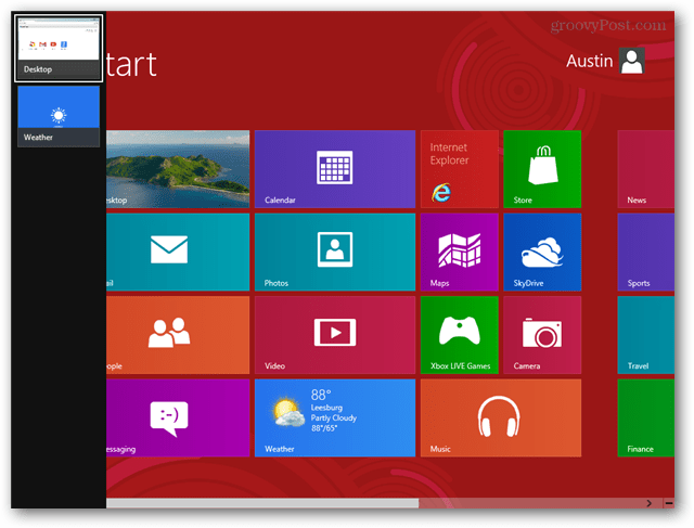 Schneller Wechsel zwischen Windows 8-Apps über die Tastatur