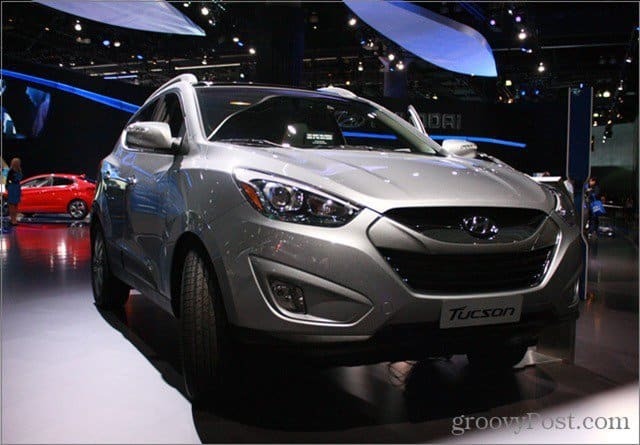 Powered by Hydrogen 2015 Hyundai Tucson Fuel Cell debütiert