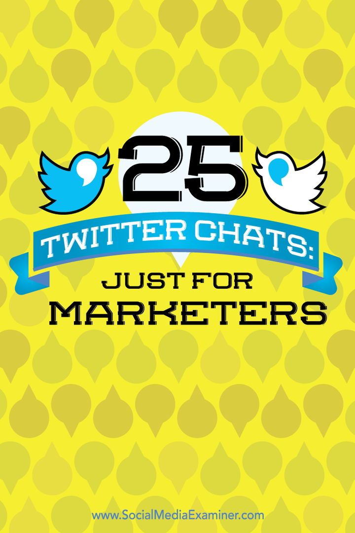 25 Twitter-Chats: Nur für Vermarkter: Social Media Examiner