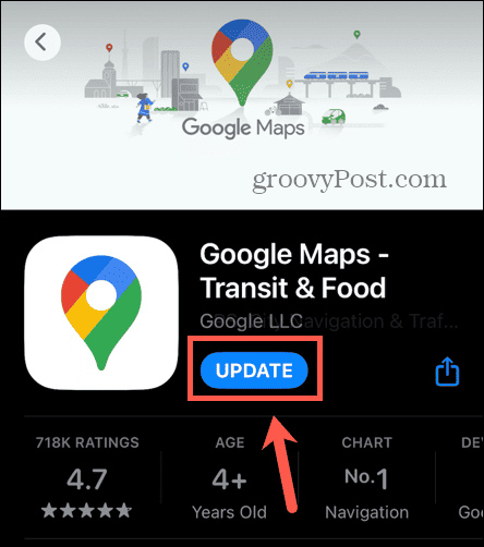 Google Maps-Update