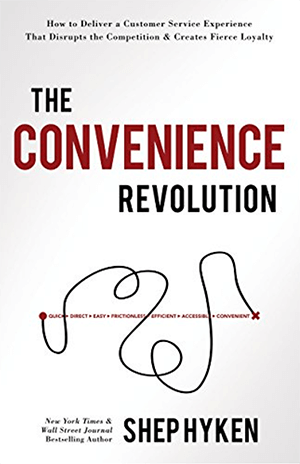Dies ist ein Screenshot des Covers von Shep Hykens neuestem Buch, The Convenience Revolution.