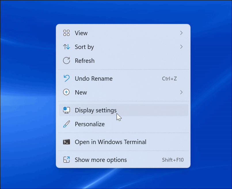 Windows 11 Anzeigeeinstellungen