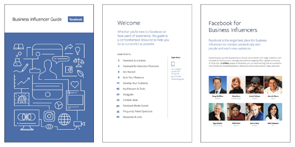 Der neue Business Influencer Guide von Facebook hilft Führungskräften beim Einstieg, beim Aufbau einer Strategie und bei der Kontaktaufnahme mit ihrem Publikum auf Facebook.