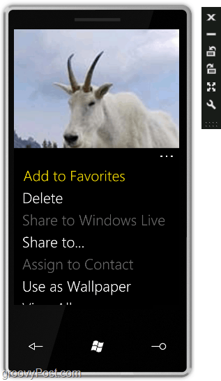 Der Windows Phone 7-Bildschirm reagiert wie ein Touchscreen