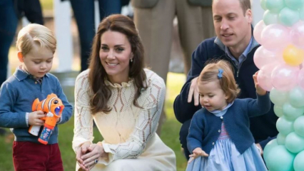 Die andere Schwester trägt die schrumpfenden Kleider der britischen Königsfamilie!