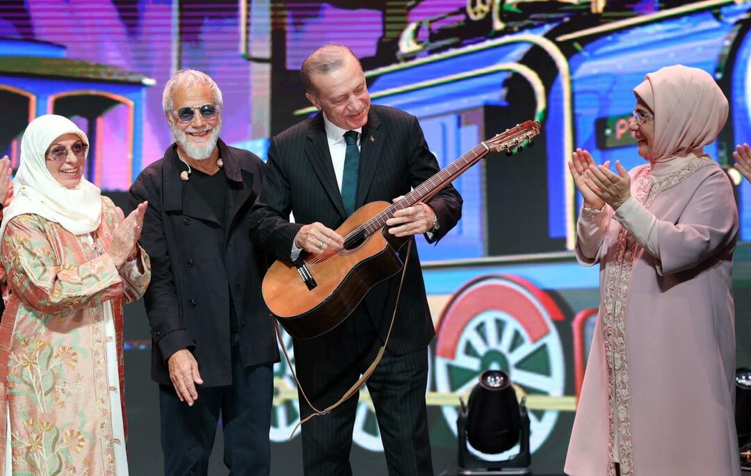 Yusuf Islam schenkte Präsident Erdogan seine Gitarre