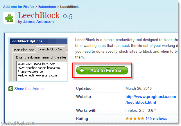 Leechblock für Firefox herunterladen