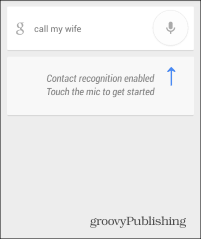 Google fügt jetzt Option zu Voice Call Mom hinzu