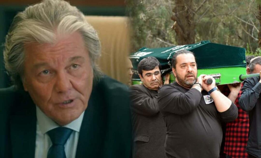 Schauspieler Kazım Akşar wurde von seiner letzten Reise verabschiedet