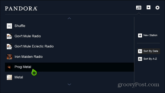 Pandora auf Xbox