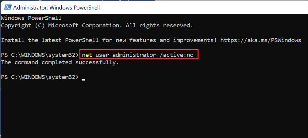 Administratorkonto unter Windows 11 aktivieren