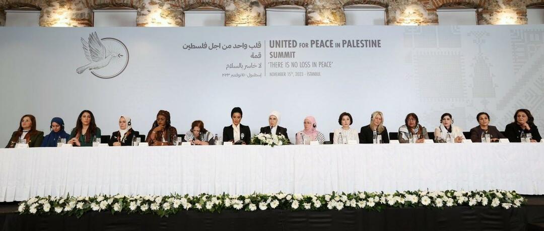 Pressekonferenz zum One Heart for Palestine-Gipfel