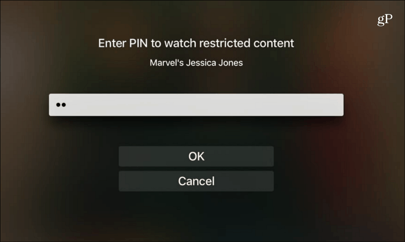 Netflix Geben Sie PIN Watch Restricted Content ein