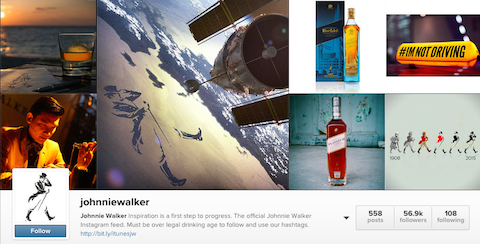Johnniewalker Instagram-Profil