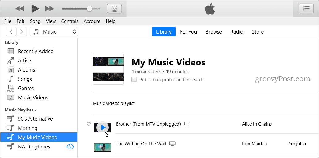 So erstellen Sie Video-Playlists auf Apple Music