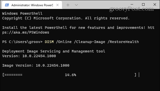 DISM-Scan Windows 11