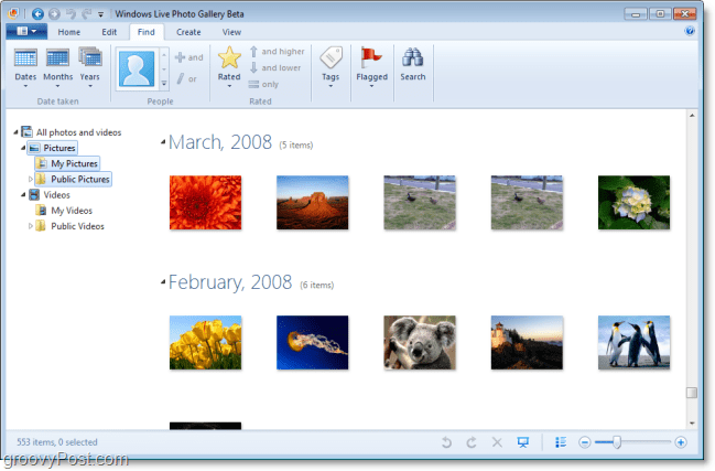Windows Live-Fotogalerie