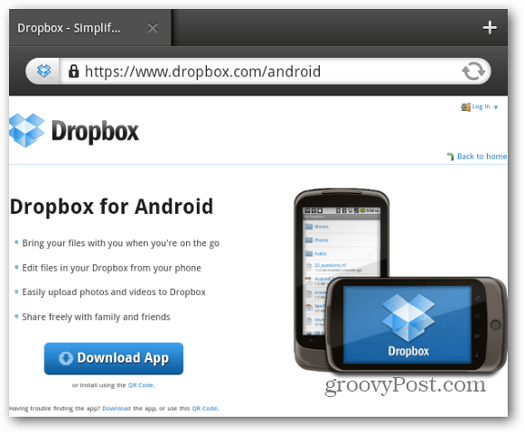 Dropbox für Android