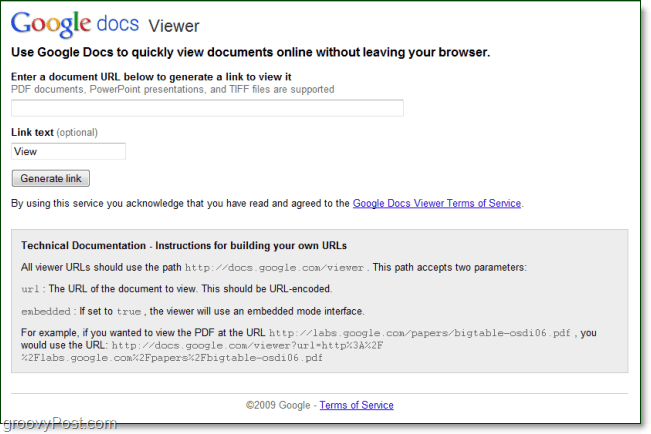 Mit Google Docs Viewer können Sie jedes Online-Dokument anzeigen