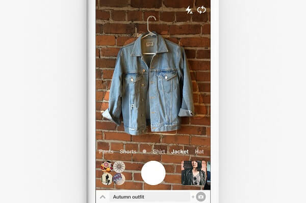 Das neue Lens Your Look-Tool von Pinterest verwendet Fotos aus Ihrem Kleiderschrank für die Textsuche, damit Sie die besten Ideen erhalten, um sich selbst zu testen.
