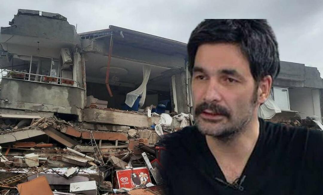 Uğur Işılak berichtet aus dem Erdbebengebiet! 