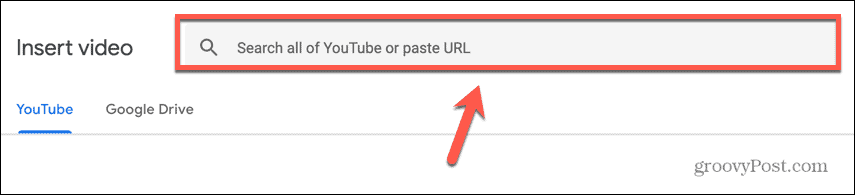 Google Slides durchsuchen YouTube