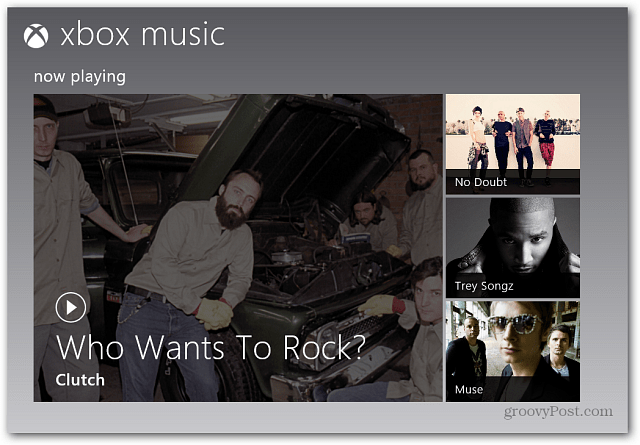 Windows 8: Xbox-Musik und -Videos standardmäßig Ihre Sammlung anzeigen lassen