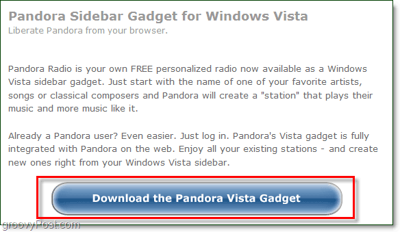 Pandora Gadget Windows 7 herunterladen