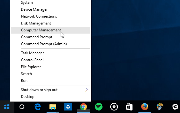 2 Schnellzugriff auf die Windows 10-Computerverwaltung