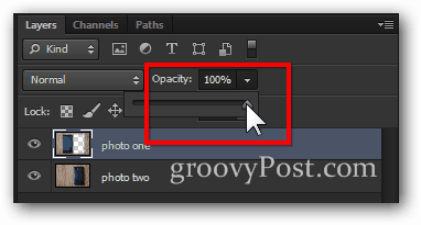 Deckkraft 100 Prozent Photoshop-Bild Schritt endgültig