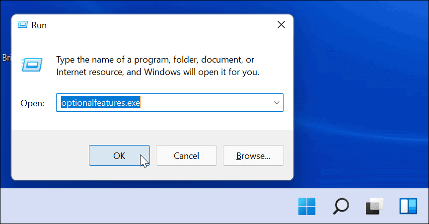 optionale Funktionen Windows 11