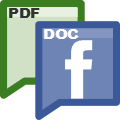 PDF to Word Konverter - verfügbar auf Facebook