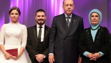 Präsident Erdoğan und seine Frau Emine Erdoğan waren Hochzeitszeugen!