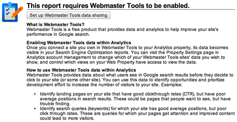Einrichtung der Google Webmaster-Tools