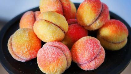 Wie man Pfirsichkekse macht Rezept für gefüllte Geschmacksbomben-Pfirsichkekse