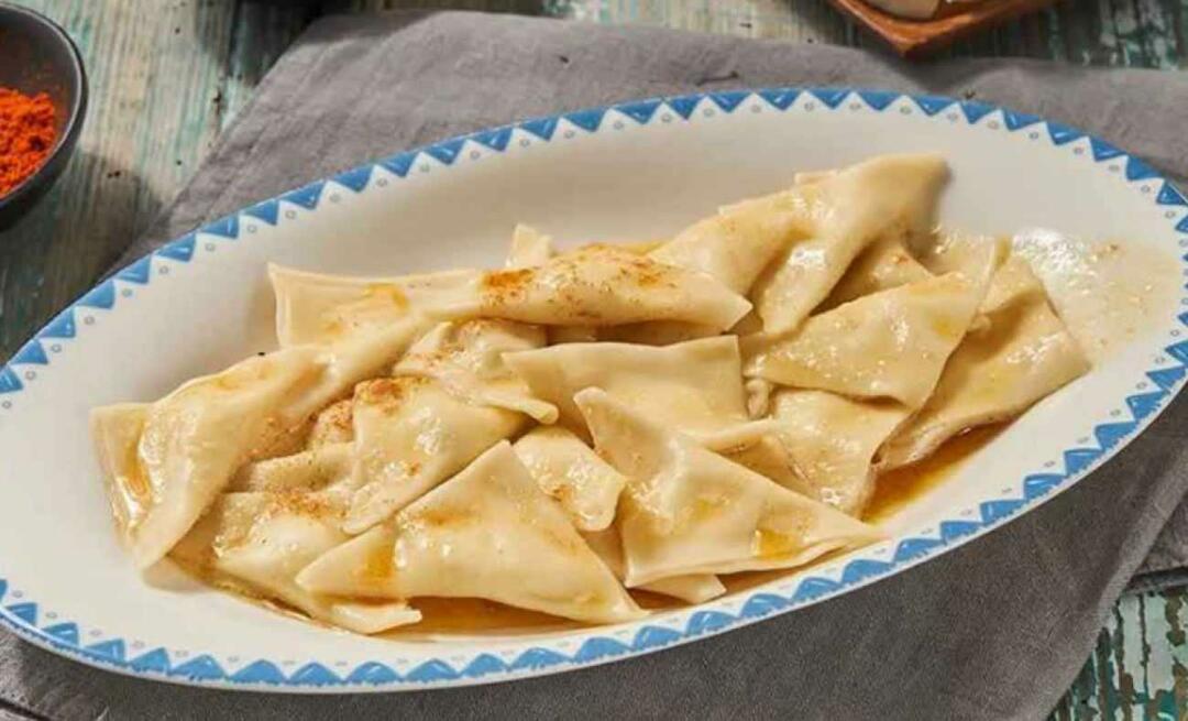 Wie macht man Piruhi-Ravioli mit Würfeln? Rezept für Piruhi-Ravioli!