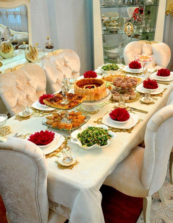 Iftar Tischdekoration Vorschläge